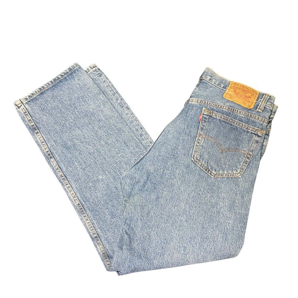 Vintage Levi’s 501 Jeans – Light Wash – Zipper Fly – Size 36x30